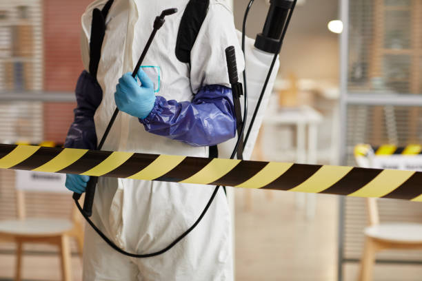 Professional Biohazard Cleanup technician working in Cayucos, CA